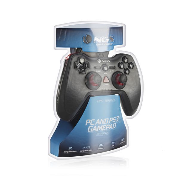 Gaming Control NGS NGS-GAMING-0015 PC/PS3 USB LED Black