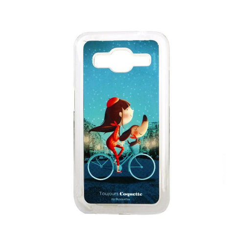 Mobile cover Samung Galaxy Core Prime Bagmovil Bicycle