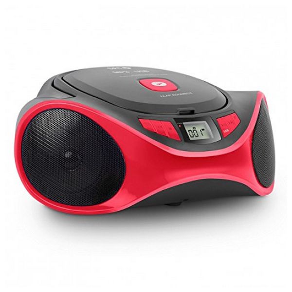 Radio CD MP3 SPC 4501R CLAM BOOMBOX USB Red