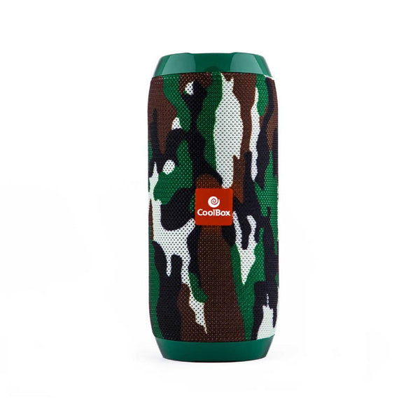 Bluetooth Speakers CoolBox COOLTUBE 10W 1200 mAh FM Camouflage