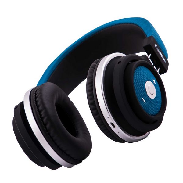 Bluetooth Headset with Microphone CoolBox COO-AUB-10BL