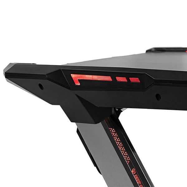 Folding Table CoolBox Deep Gaming RGB Black