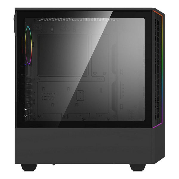 Micro ATX / Mini ITX Midtower Case CoolBox COO-DGC-A191-0 RGB LED Black