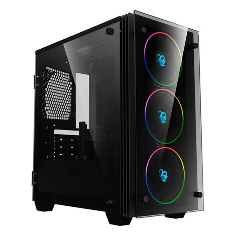 Micro ATX / Mini ITX Midtower Case CoolBox COO-DGC-M192-0 RGB LED Black