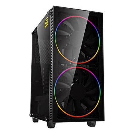 Micro ATX/ATX Midtower Case CoolBox COO-DGC-A193-0 RGB LED Black