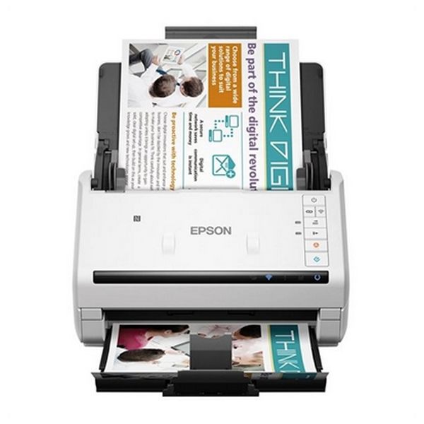 Dual Face Scanner Epson WorkForce DS-570W 600 dpi WIFI LAN White