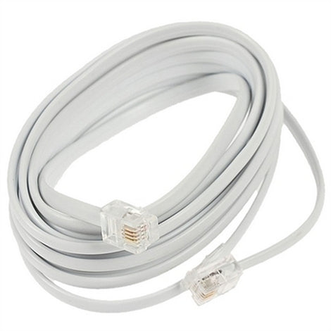 Telephone cable GEMBIRD TC6P4C-3M (3 m) White