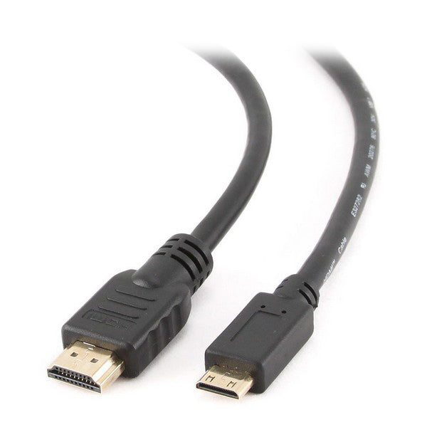 Mini HDMI to Ethernet Cable GEMBIRD CC-HDMI4C-6 100 Mbps (1,8 m) Black