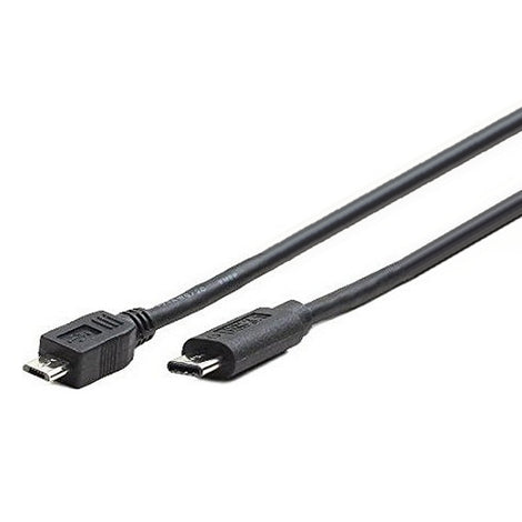 USB 2.0 A to Micro USB B Cable GEMBIRD CCP-USB2-mBMCM-1M 1 m Black