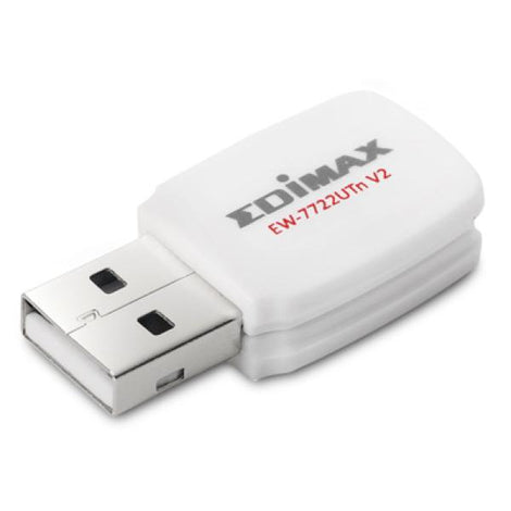 USB Adaptor Edimax Pro EW-7722UTN V2 2.4 GHz WPS White