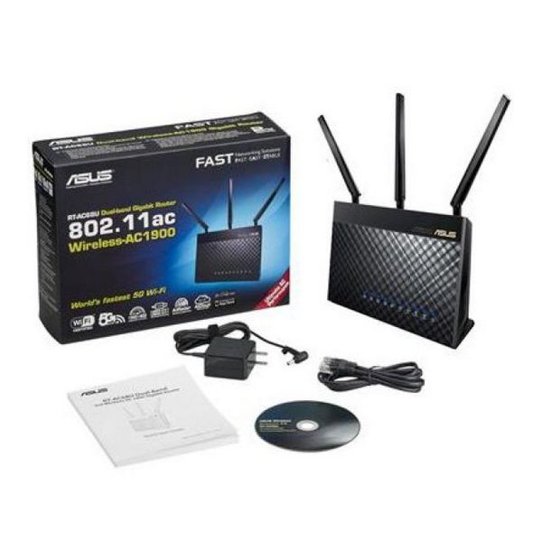 Router Asus 90IG00C0-BM300 AC1900 4 p 1 x USB 2.0 1 x USB 3.0