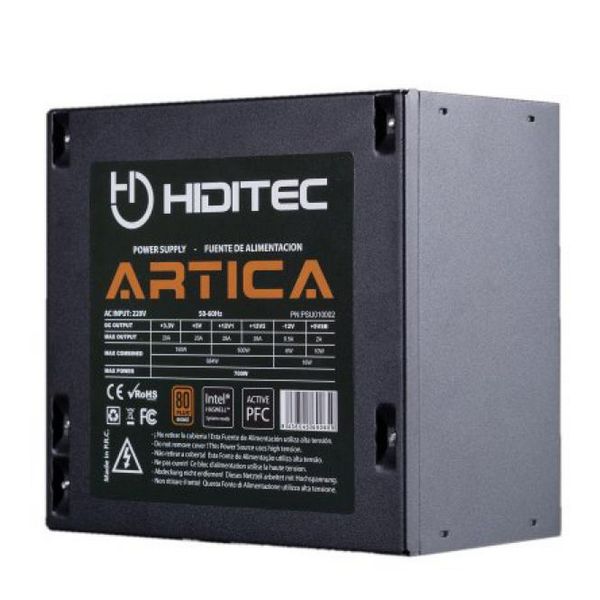 Power supply Hiditec PSU010002 ATX / BTX 700W 80 Plus Bronze Active PFC