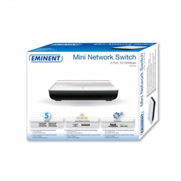 Switch Eminent EM4405 5 p 10 / 100 Mbps