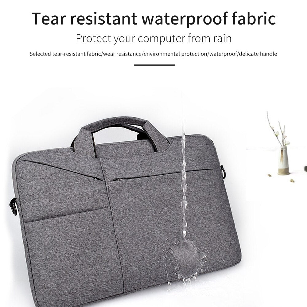 Waterproof Women Men Laptop Bag 13.3 15.4