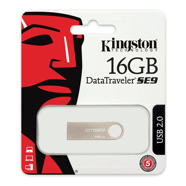 Pendrive Kingston FAELAP0171 DTSE9H 16 GB USB 2.0 Silver Metal