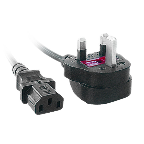 C13 (UK) Power Cord iggual IGG311141 1,8 m Black