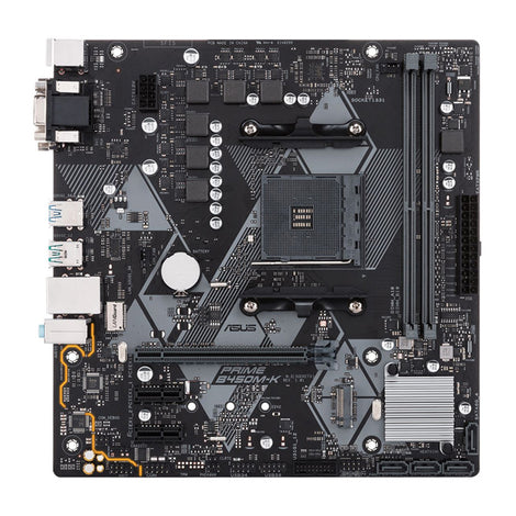 Gaming Motherboard Asus PRIME B450M-K mATX DDR4 AM4