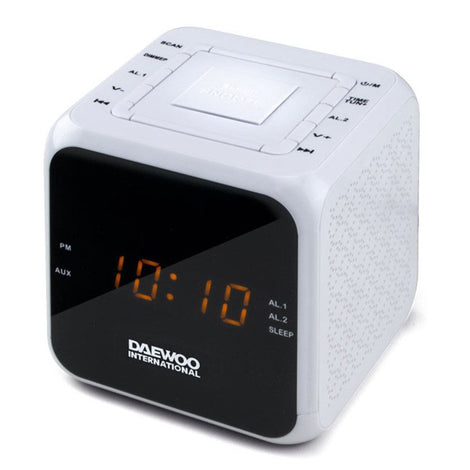 Clock-Radio Daewoo DCR-450 White