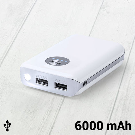 Power Bank with Double USB 6000 mAh 144962