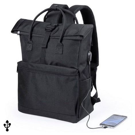 Rucksack for Laptop and Tablet with USB Output 145532