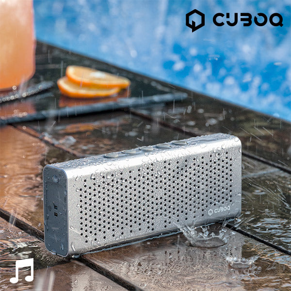 CuboQ Metal Waterproof Bluetooth Speaker