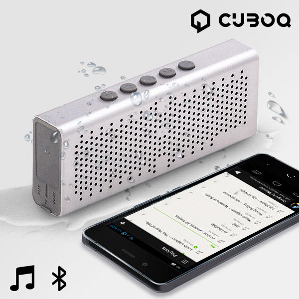 CuboQ Metal Waterproof Bluetooth Speaker