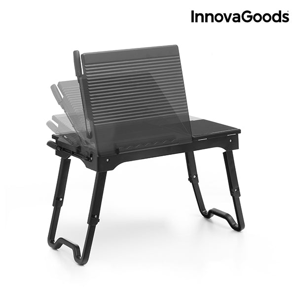 InnovaGoods Folding Portable Laptop Table with LED