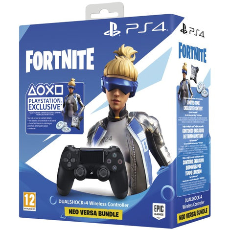 Dualshock 4 V2 Controller for Play Station 4 Sony Fortnite 2019 Black